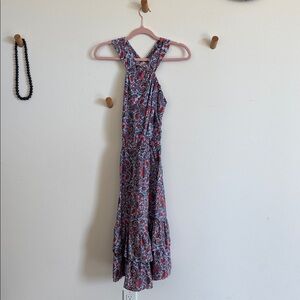 Floral Paisley Midi Dress- rare outerknown sample dress